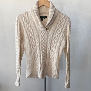 Vintage Lauren Ralph Lauren Silk Knit Sweater Size Medium